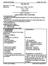 Giáo án điện tử Lớp 4 - Tuần 25 - Năm học 2014-2015 - Tòng Vinh Quang